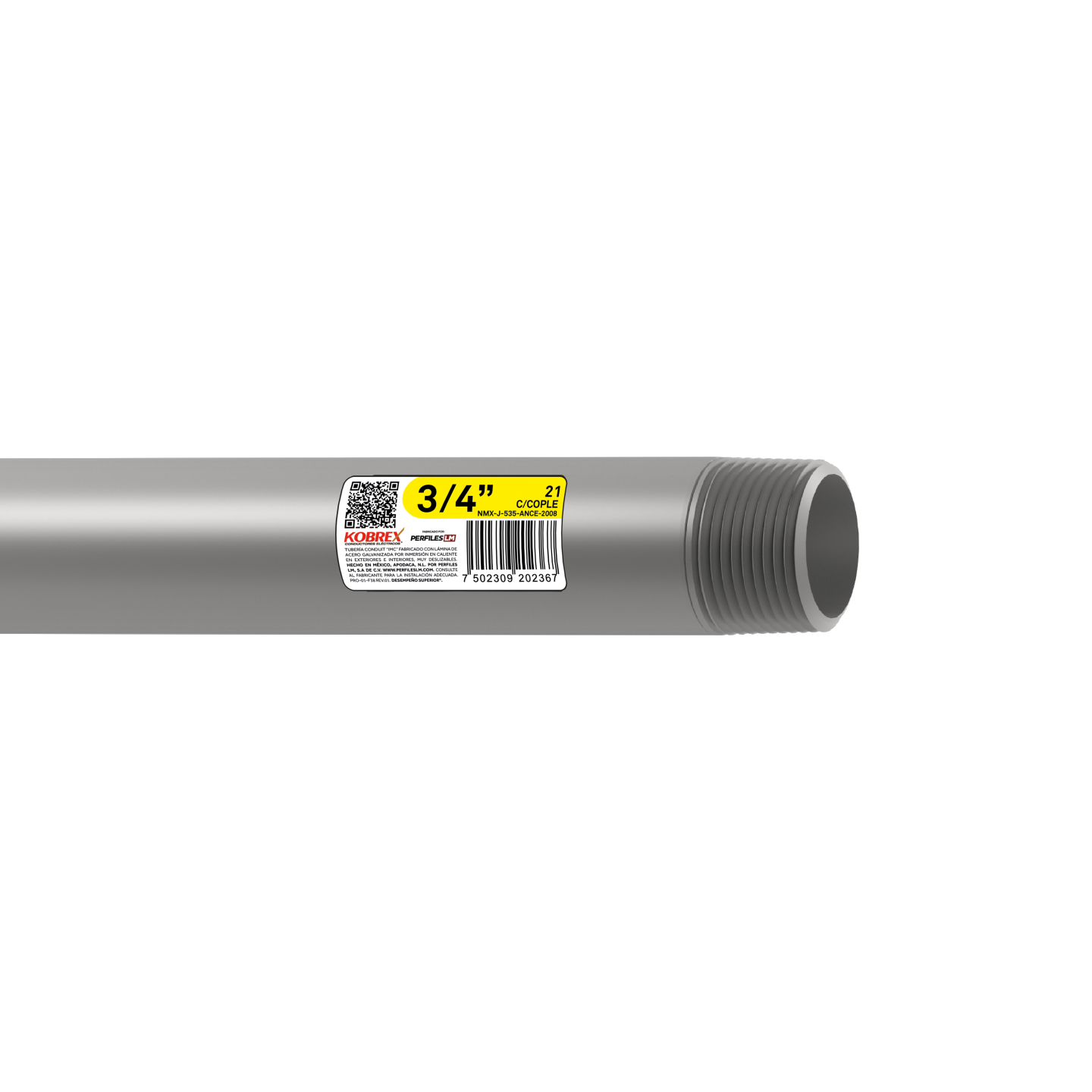 Tubería conduit galvanizada