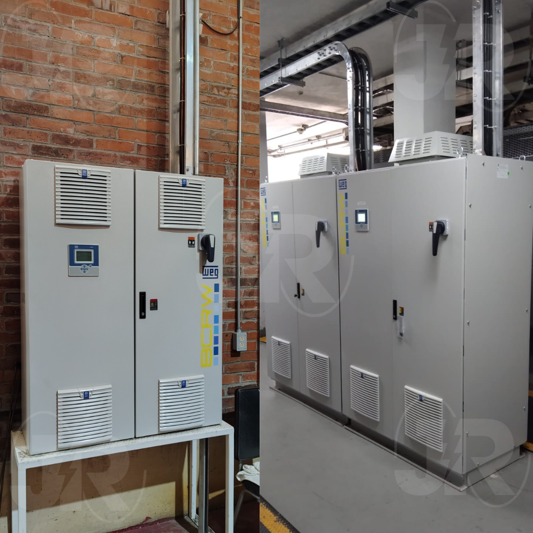 Banco de capacitores eléctrico