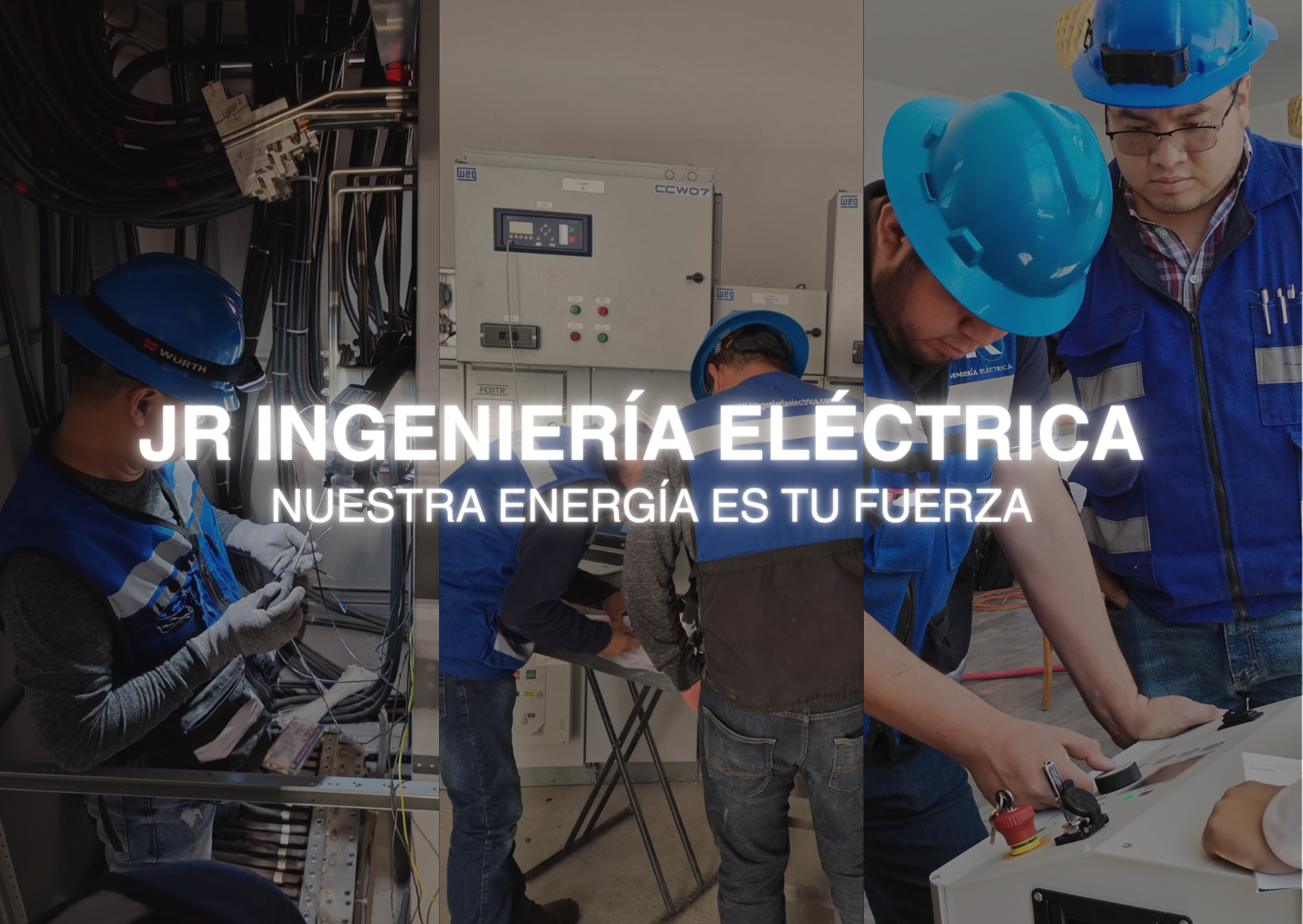 Equipo técnico de JR Ingeniería Eléctrica