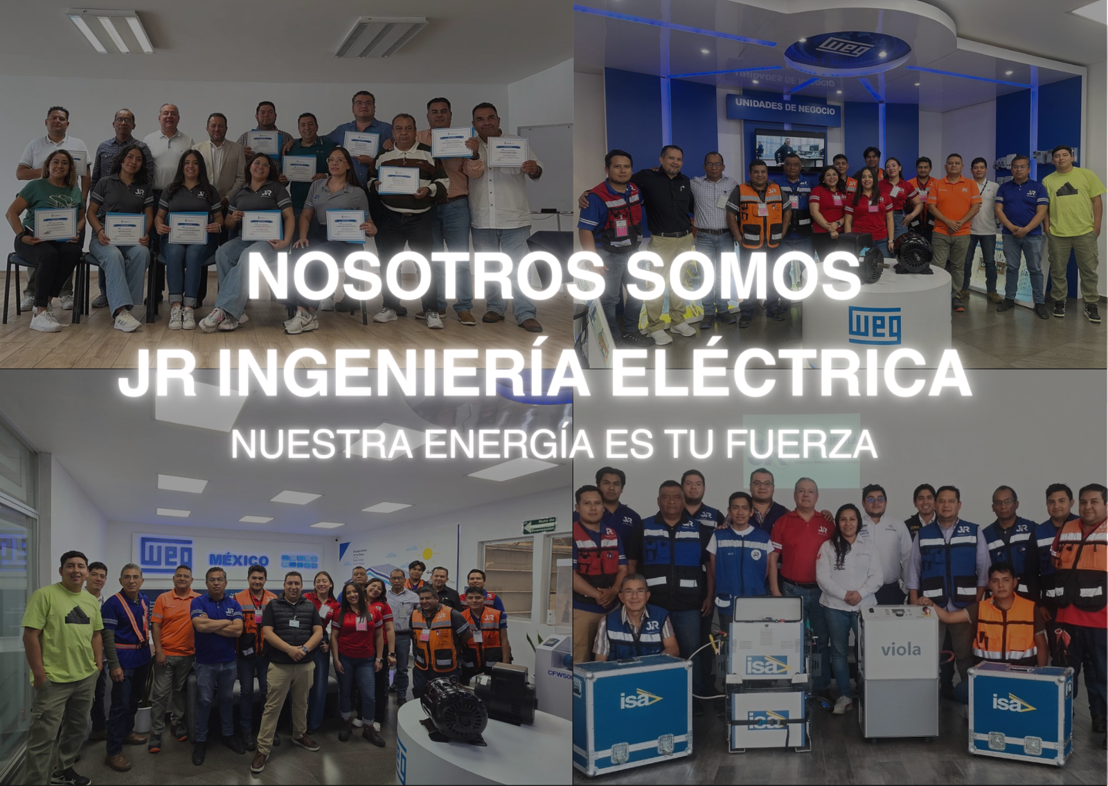 El equipo y la historia de JR Ingeniería Eléctrica